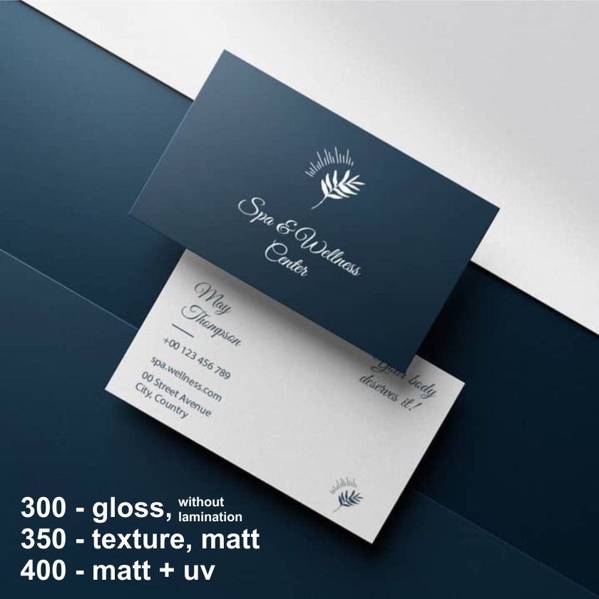 REGULAR MATT GLOSS UV TEXTURE Visiting Card Printing in Jodhpur
